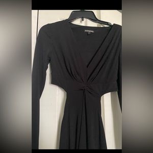Black express size small dress